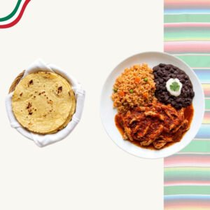 Pollo salsa rojo