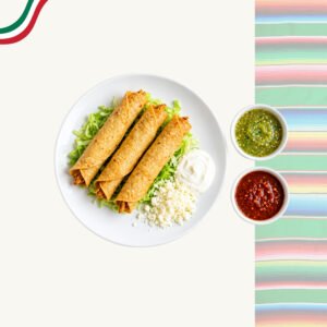 Flautas de pollo
